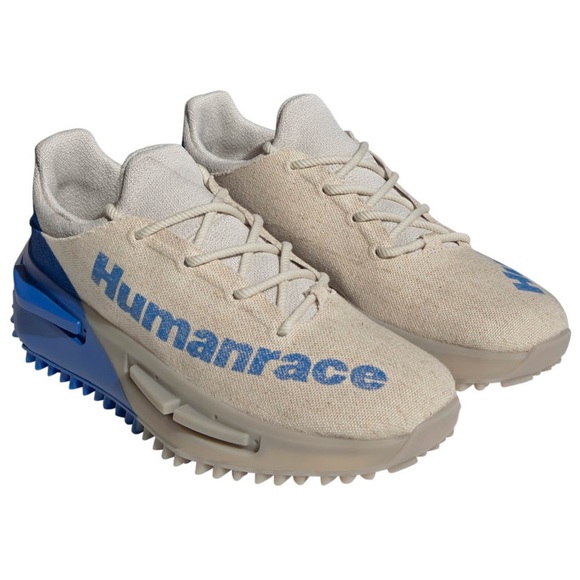 Adidas Hu Human Race Pharrell NMD S1 MAHBS "Oatmeal" Blue Size 11 HP2641 - Picture 1 of 15